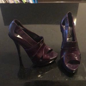 Steve Madden Deep Purple Platform Pump Size 6.5